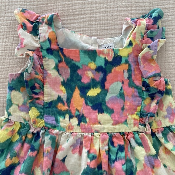 Baby Gap Linen Floral Dress - Picture 2 of 6